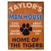 Obraz typograficzny TAYLOR'S MAN HOUSE - 70x50 cm
